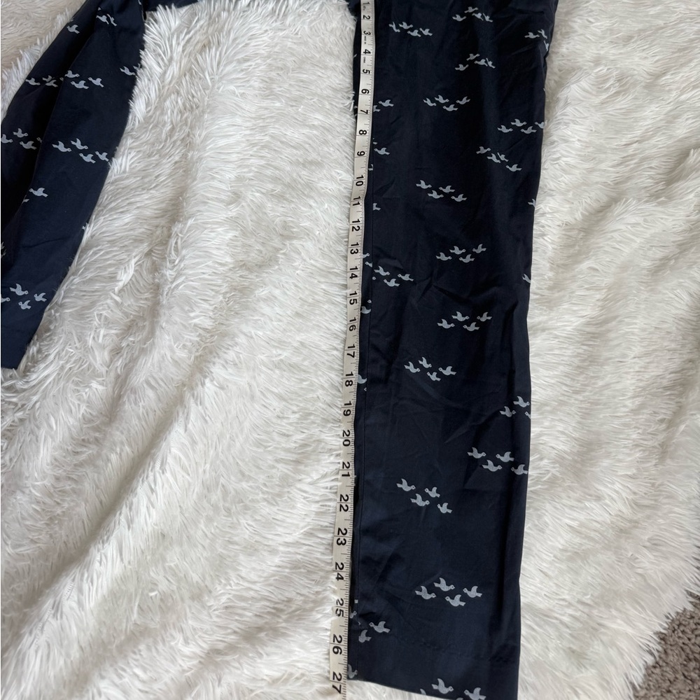 Uniqlo Bird Print Straight Leg Pants - Picture 9 of 10